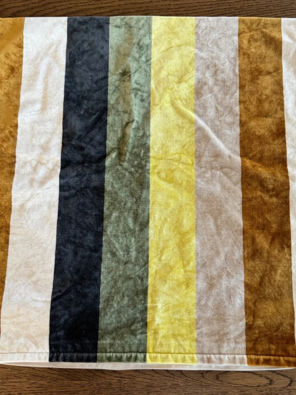 IKEA Decorative Throw Pillow Covers Set of 3 Velvet Striped and Geometric